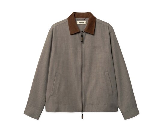 Woodbird WBPon Guan Work Jacket Sand Melange 2616 903