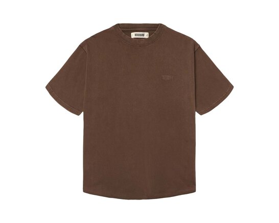 Woodbird WBBalo Washed Tee Washed Brown 2515 410