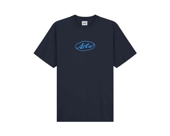 Arte Antwerp Circle Logo Tee Navy SS26 107T