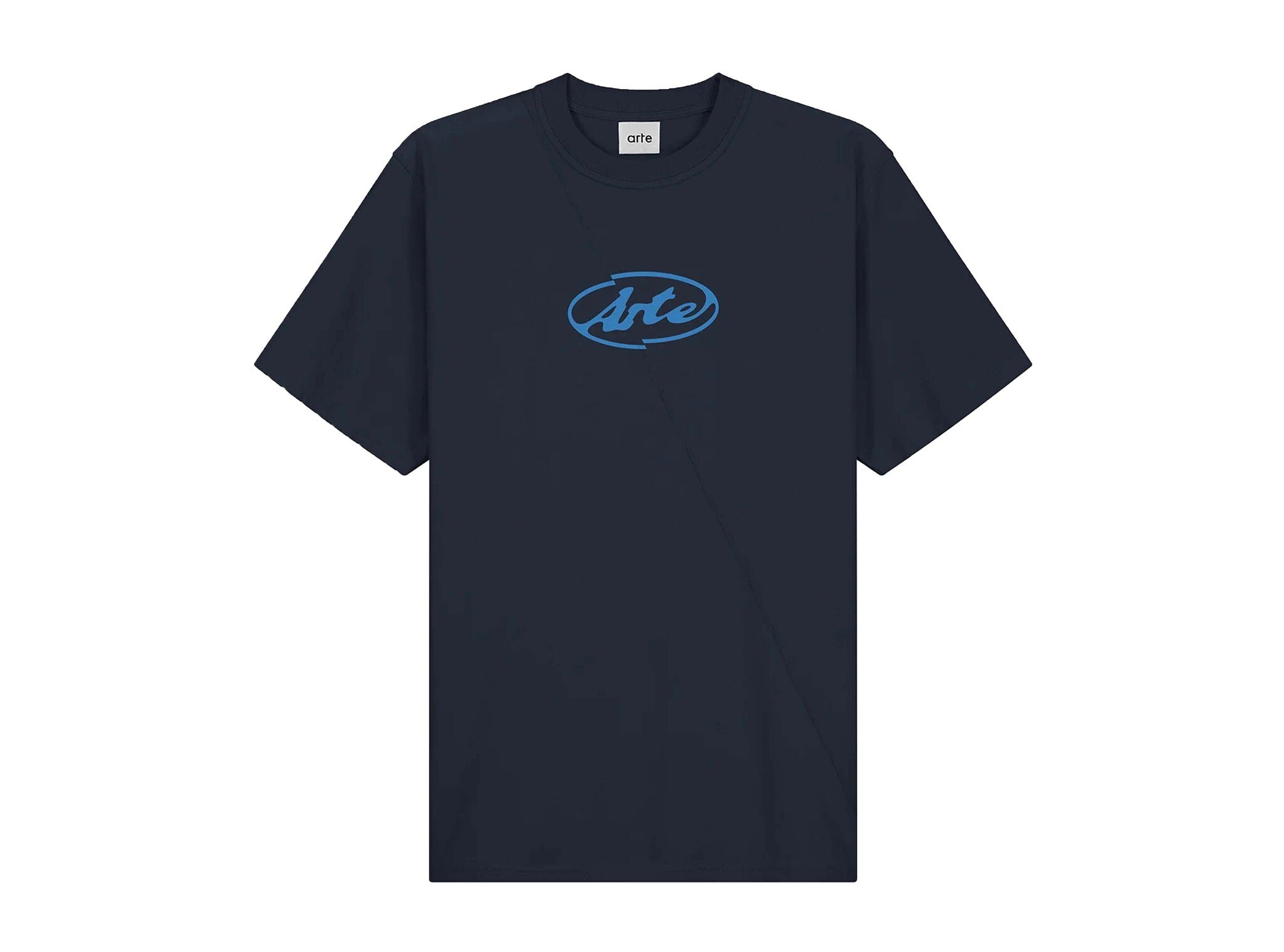 Arte Antwerp Circle Logo Tee Navy SS26 107T