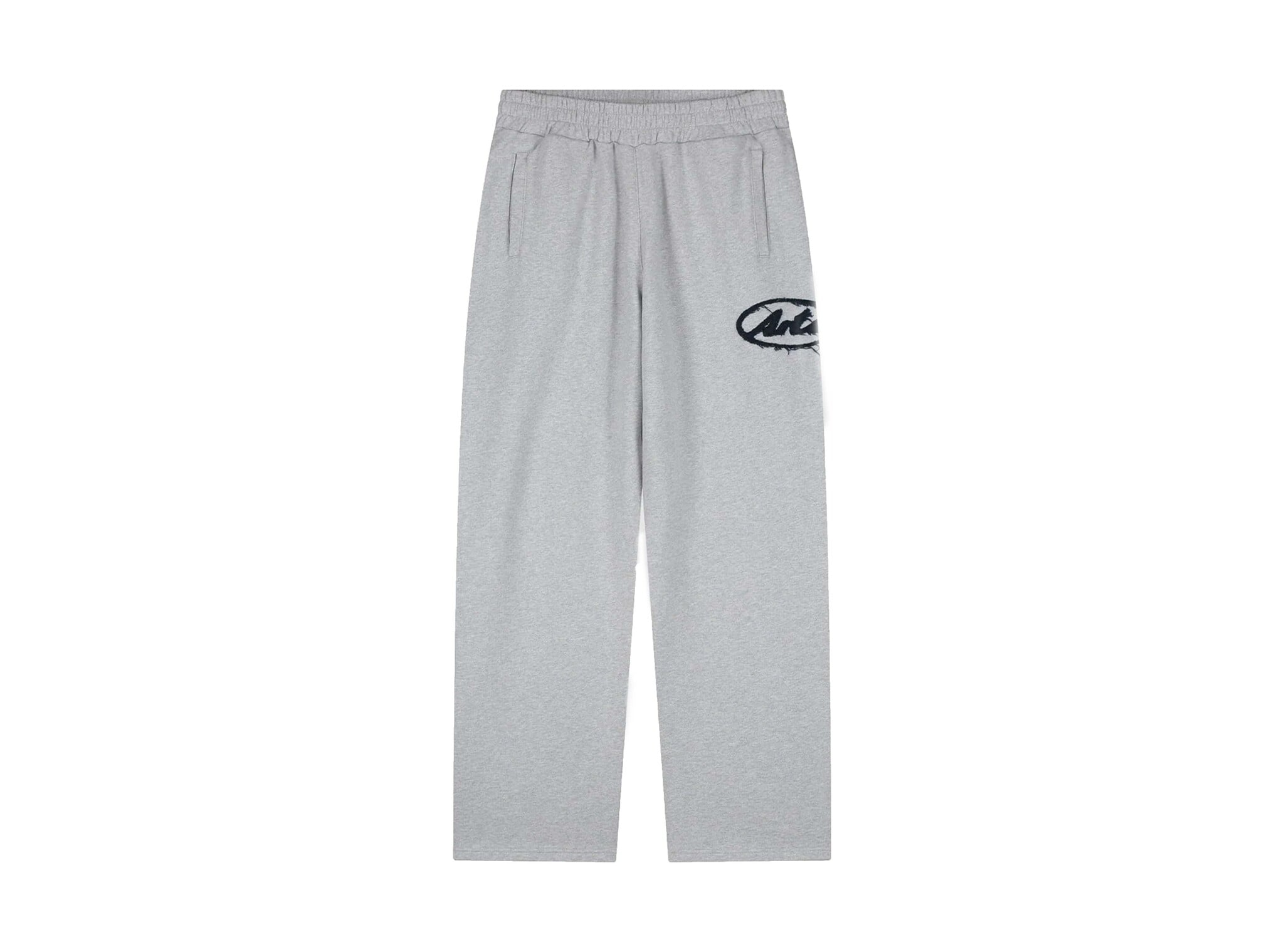 Arte Antwerp Circle Patch Logo Sweatpants Grey SS26 147P