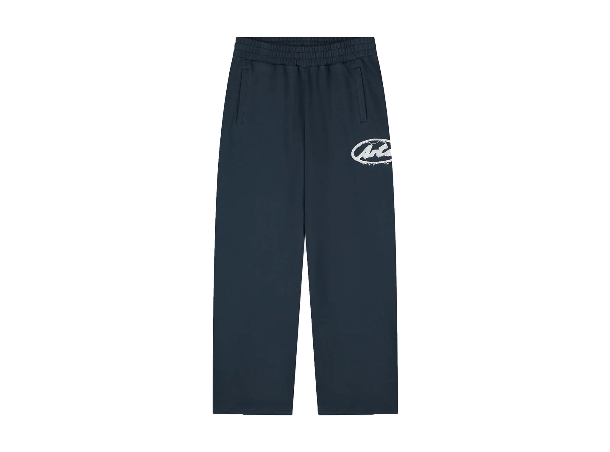 Arte Antwerp Circle Patch Logo Sweatpants Navy SS26 147P