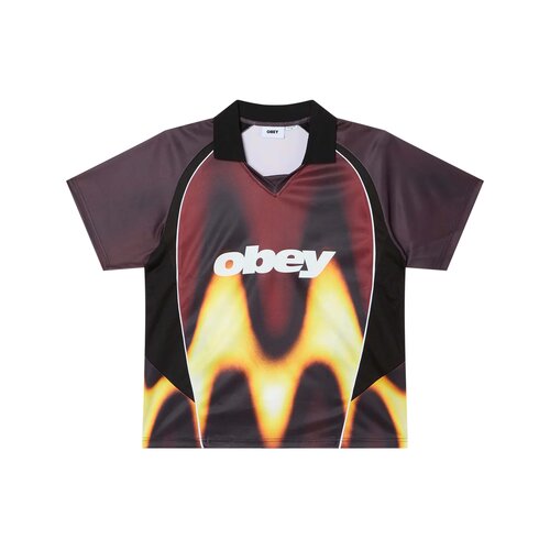 Blurred Soccer Jersey Burnt Red 131080378