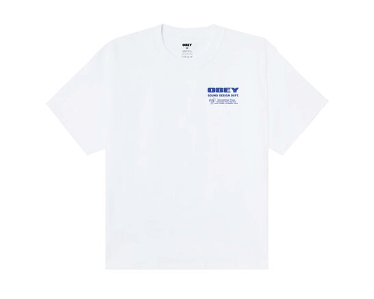 Obey Sound Design Dept. Tee White 168024358