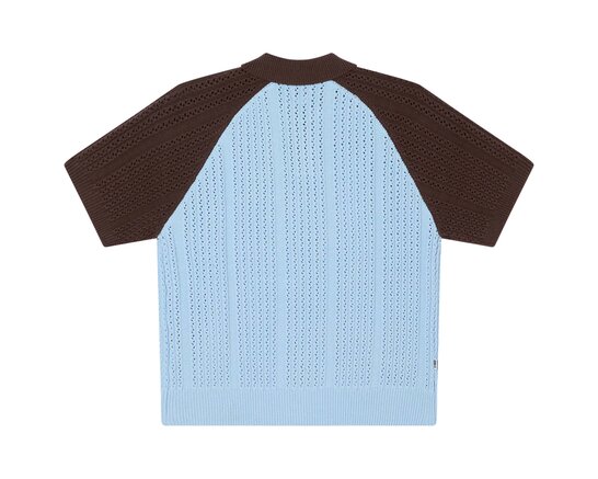 Obey Abel Polo Sweater Tee Skyway Multi 151000119