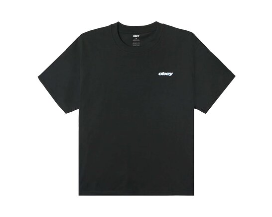 Obey Lips Tee Vintage Black 168024359