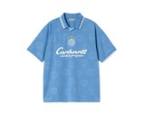 SS Terrace Football T-shirt Heart Train Jacquard Curacao I037567.43S.XX.03 Carhartt WIP SS Terrace Football T-shirt Heart Train Jacquard Curacao I037567.43S.XX.03