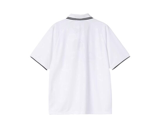 SS Terrace Football T-Shirt Heart Train Jacquard White I037567.43T.XX.03 Carhartt WIP SS Terrace Football T-Shirt Heart Train Jacquard White I037567.43T.XX.03