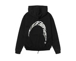 WBPacs Warp Acid Zip Hoodie Washed Black 2626 606 Woodbird WBPacs Warp Acid Zip Hoodie Washed Black 2626 606