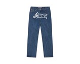 ICECREAM Running Dog Double Scoop Denim Pant Mid Wash Blue ICD002