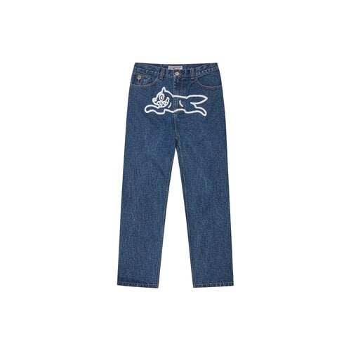 Running Dog Double Scoop Denim Pant Mid Wash Blue ICD002