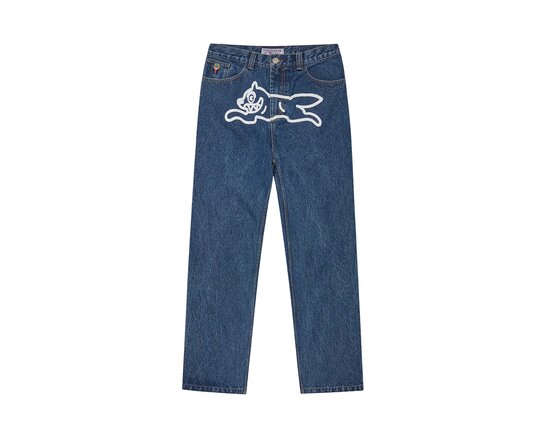 ICECREAM Running Dog Double Scoop Denim Pant Mid Wash Blue ICD002