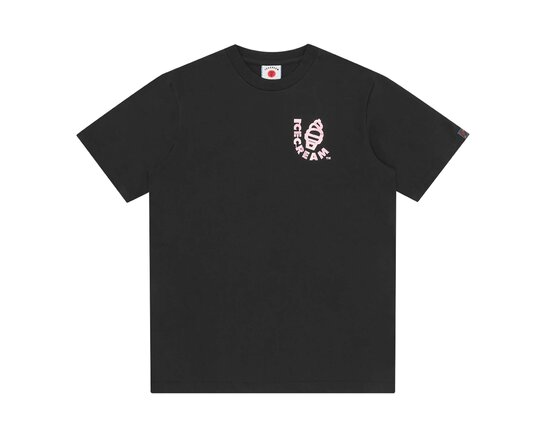 Waffle Cone T-shirt Black ICTS26262 ICECREAM Waffle Cone T-shirt Black ICTS26262