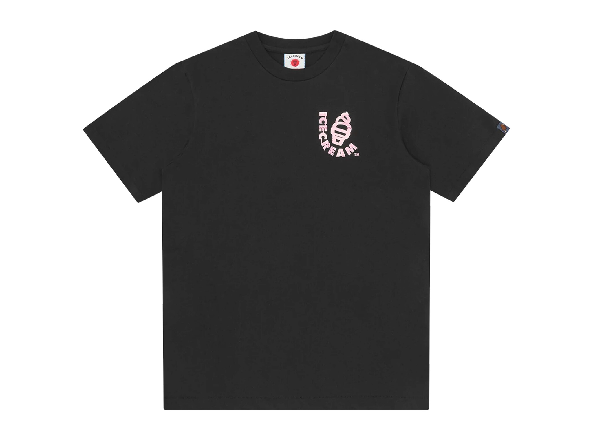 Waffle Cone T-shirt Black ICTS26262 ICECREAM Waffle Cone T-shirt Black ICTS26262