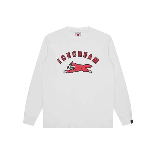 Arch Running Dog LS T-shirt White ICLT26273