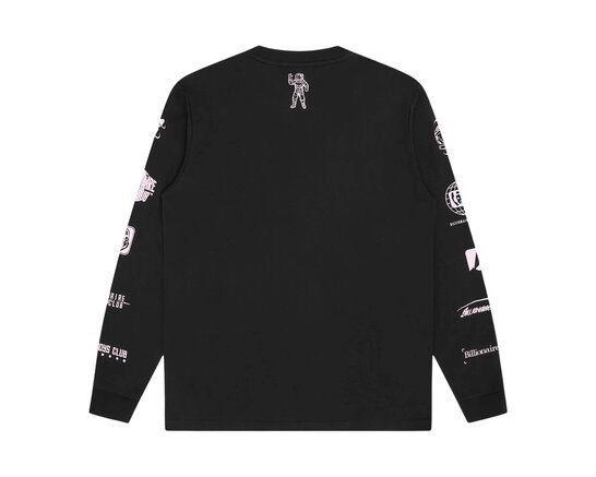 Multi Logo LS T-shirt Black BBLT26274 Billionaire Boys Club Multi Logo LS T-shirt Black BBLT26274