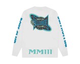 Billionaire Boys Club Multi Graphic LS T-shirt White Blue B25437