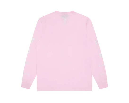 Multi Logo LS T-shirt Pink BBLT26274 Billionaire Boys Club Multi Logo LS T-shirt Pink BBLT26274