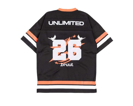 x Unlimited Albufeira Jersey Black Orange Bruut x Unlimited Albufeira Jersey Black Orange