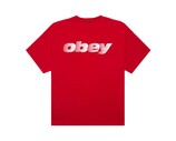 Obey Diffusion Pigment Tee Fiery Red 166924338
