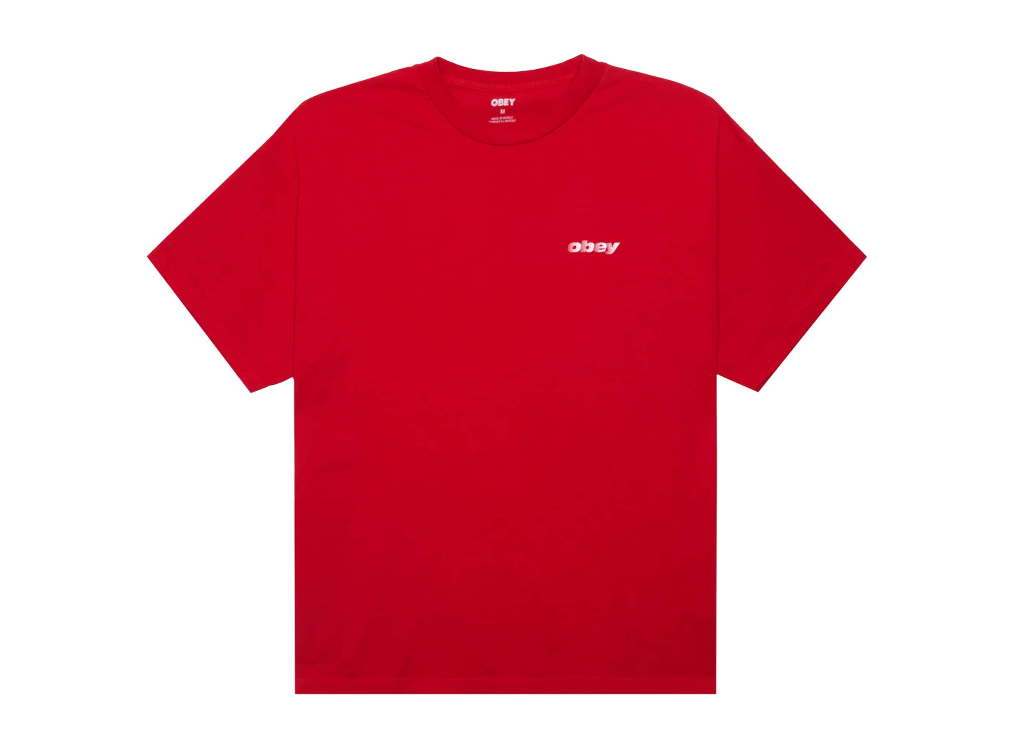 Obey Diffusion Pigment Tee Fiery Red 166924338