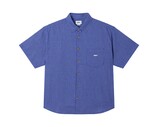 Obey Bigwig Frank Woven Shirt Surf Blue Multi 181210464