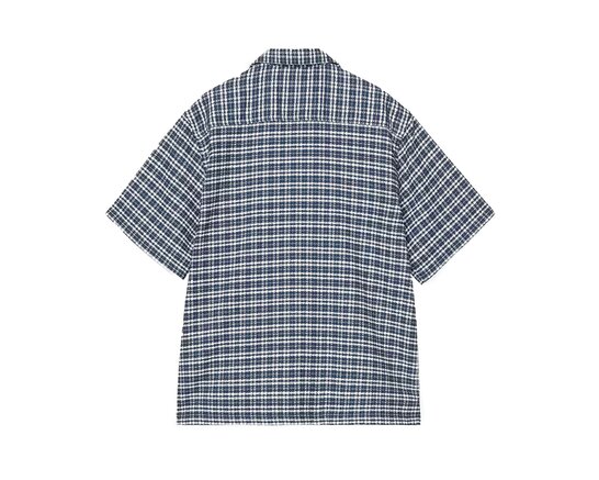 Carhartt WIP S/S Kander Shirt Kander Check Blue River I036194 17