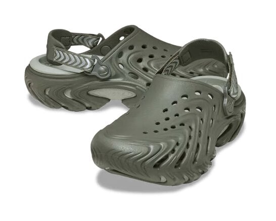 Echo II Chrome Silver Chrome 213780 1ZY Crocs Echo II Chrome Silver Chrome 213780 1ZY