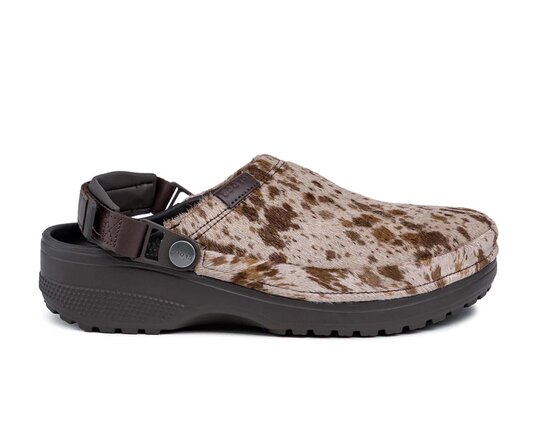Classic Crafted Pony Hair Clog Espresso 214047 206 Crocs Classic Crafted Pony Hair Clog Espresso 214047 206
