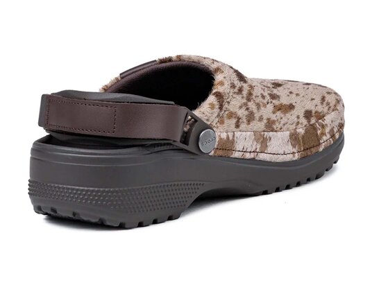 Classic Crafted Pony Hair Clog Espresso 214047 206 Crocs Classic Crafted Pony Hair Clog Espresso 214047 206