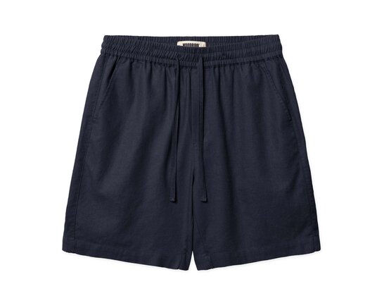 WBBommy Linen Shorts Navy 2616 313 Woodbird WBBommy Linen Shorts Navy 2616 313