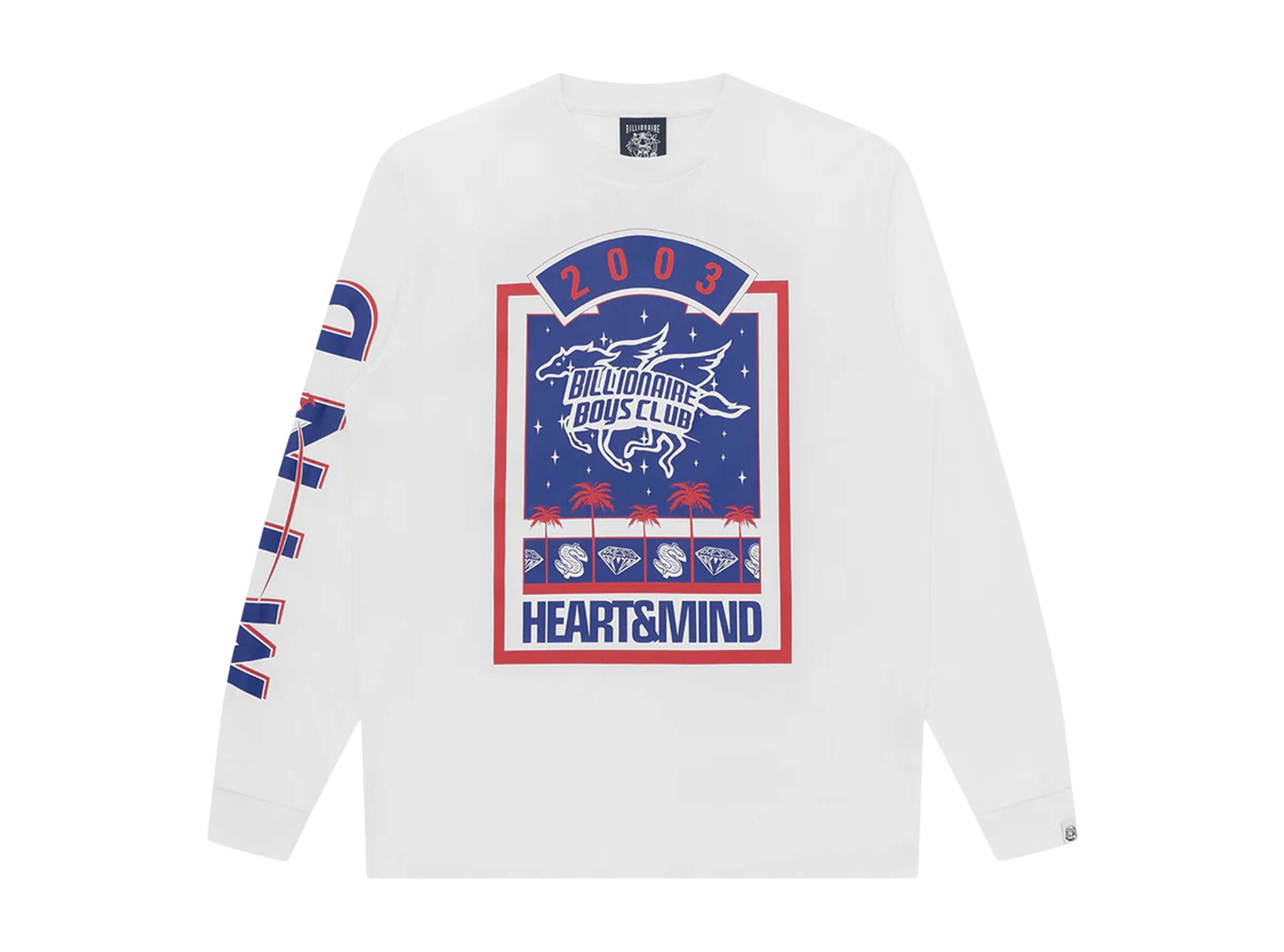 Mulit LS T-shirt White BBLT26275 Billionaire Boys Club Mulit LS T-shirt White BBLT26275