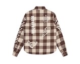 Multi Logo Check LS Shirt Brown ICSH26219 ICECREAM Multi Logo Check LS Shirt Brown ICSH26219