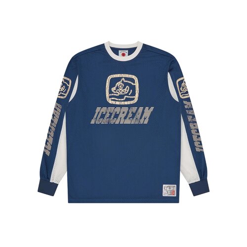 Moto Racer LS Mesh Shirt Navy ICSS26248