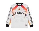 Moto Racer LS Mesh Shirt White ICSS26248 ICECREAM Moto Racer LS Mesh Shirt White ICSS26248