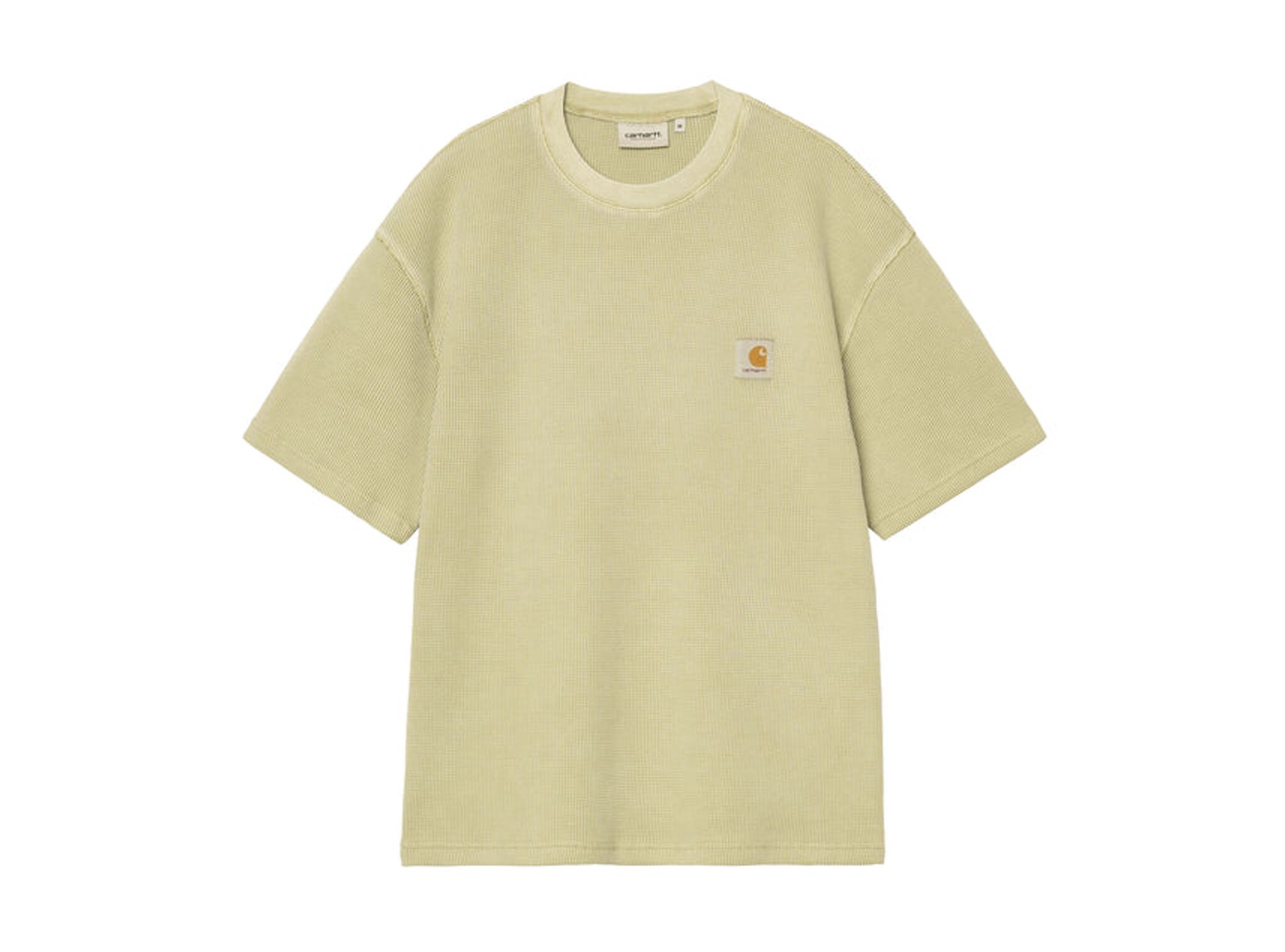 S/S Nelson Waffle T-shirt Gentle Green I036185.3IE.GD.03 Carhartt WIP S/S Nelson Waffle T-shirt Gentle Green I036185.3IE.GD.03