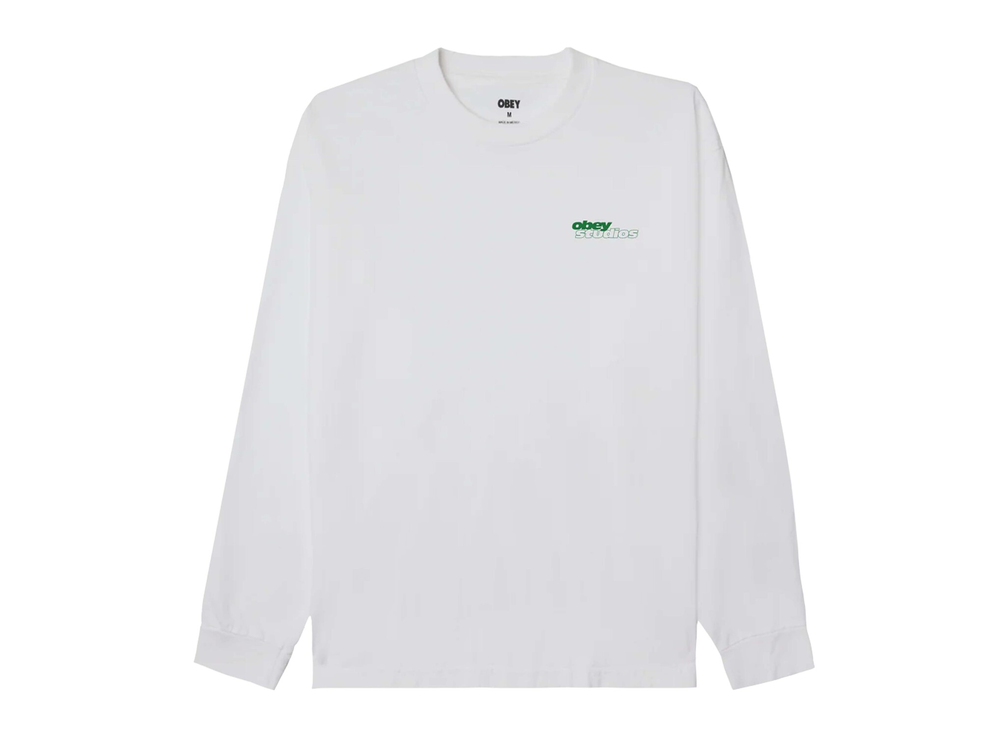 Studios Sport Tee Pigment Vintage White 168004318 Obey Studios Sport Tee Pigment Vintage White 168004318