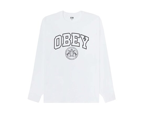 University Tee White 163554335 Obey University Tee White 163554335