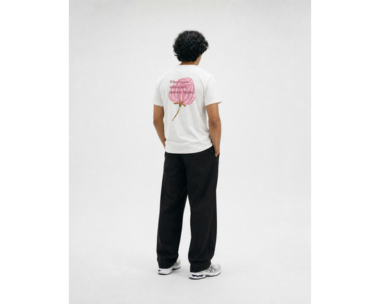 Roses Tee White BT2677-001 Bruut Roses Tee White BT2677-001