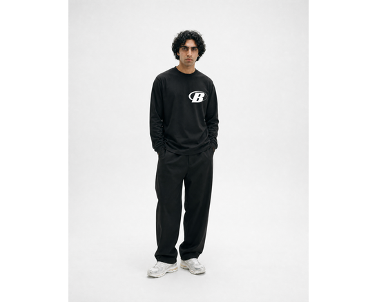 Capital Longsleeve Washed Black BT2684-001 Bruut Capital Longsleeve Washed Black BT2684-001
