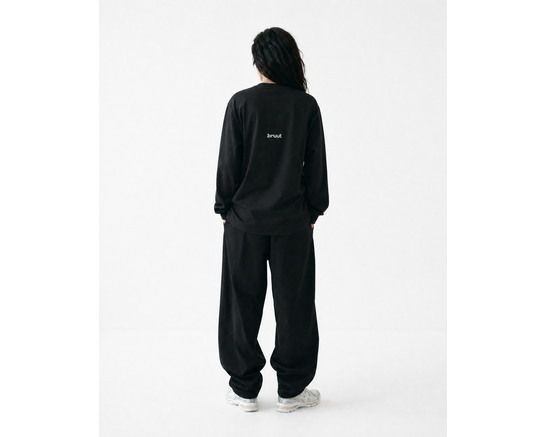 Capital Longsleeve Washed Black BT2684-001 Bruut Capital Longsleeve Washed Black BT2684-001