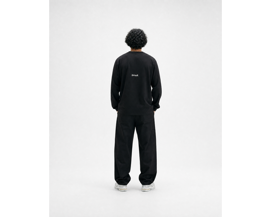 Capital Longsleeve Washed Black BT2684-001 Bruut Capital Longsleeve Washed Black BT2684-001