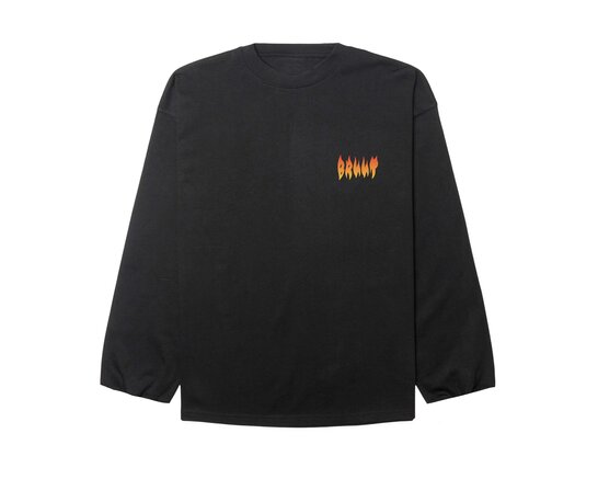 Chaharshanbe Longsleeve Washed Black BT2686-001 Bruut Chaharshanbe Longsleeve Washed Black BT2686-001