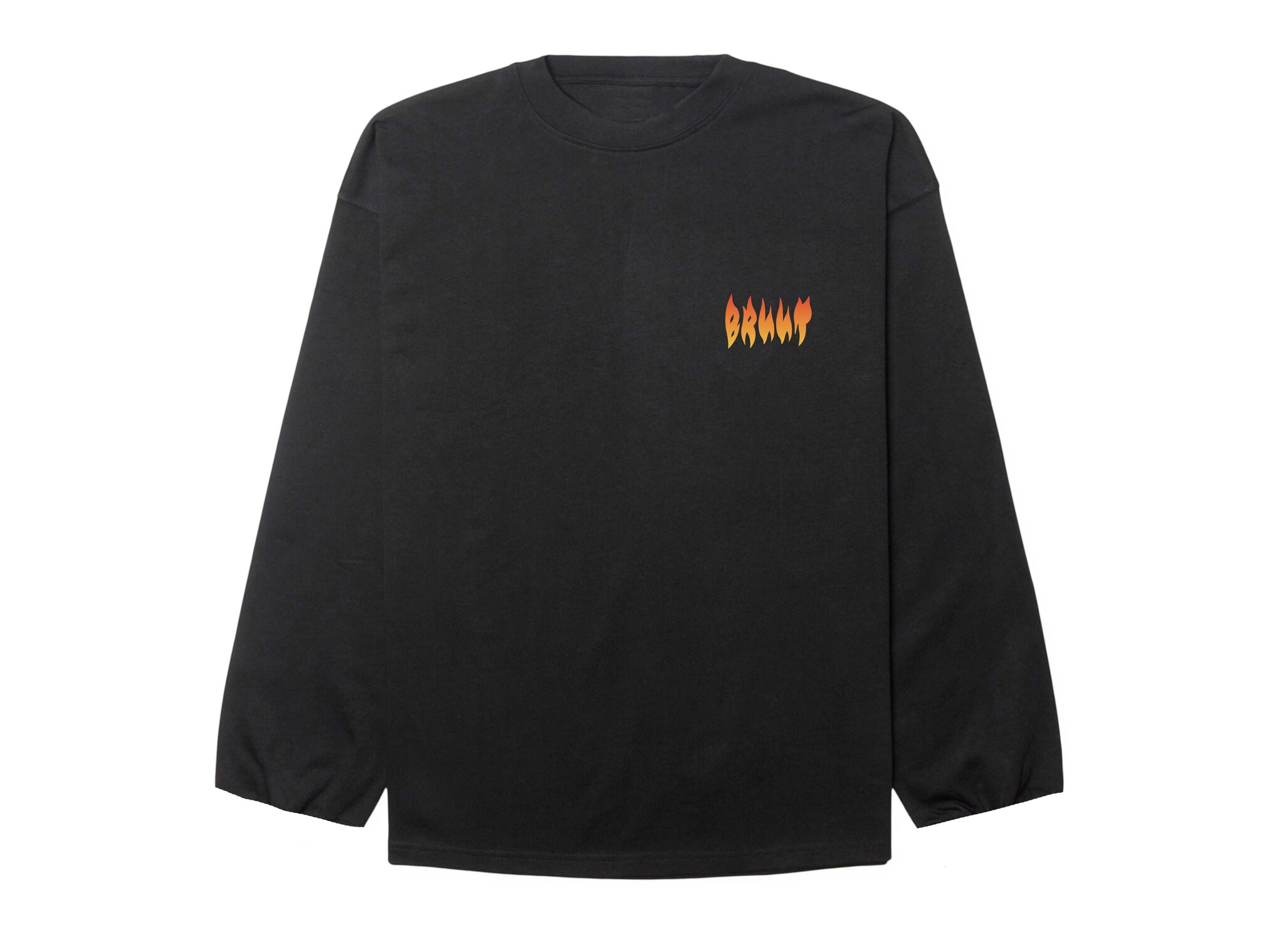 Chaharshanbe Longsleeve Washed Black BT2686-001 Bruut Chaharshanbe Longsleeve Washed Black BT2686-001