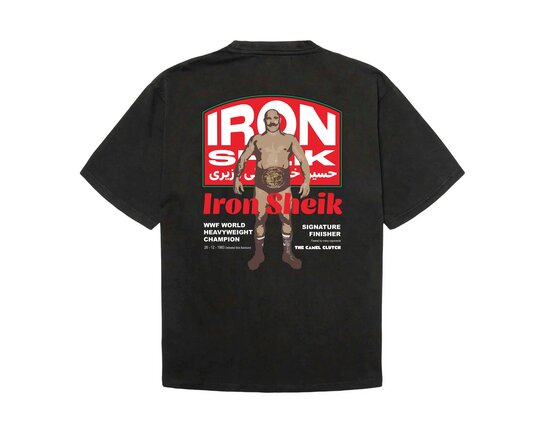 Iron Sheik Tee Washed Black BT2673-001 Bruut Iron Sheik Tee Washed Black BT2673-001