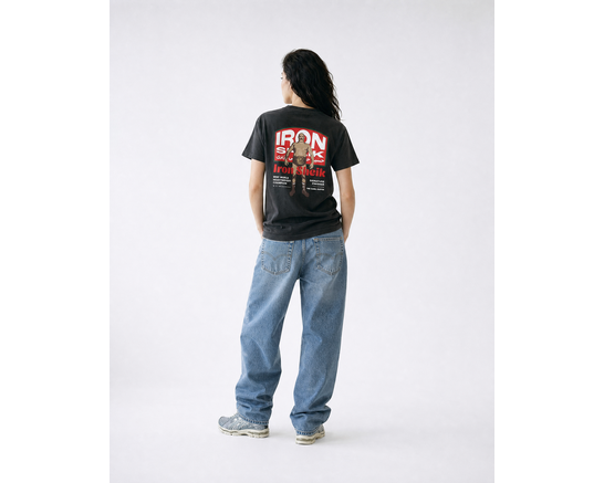 Iron Sheik Tee Washed Black BT2673-001 Bruut Iron Sheik Tee Washed Black BT2673-001