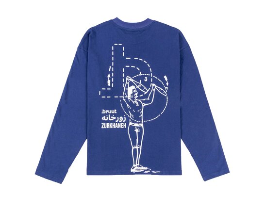 Zurkhaneh Longsleeve Navy BT2683-001 Bruut Zurkhaneh Longsleeve Navy BT2683-001
