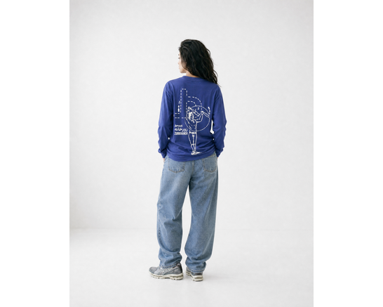 Zurkhaneh Longsleeve Navy BT2683-001 Bruut Zurkhaneh Longsleeve Navy BT2683-001