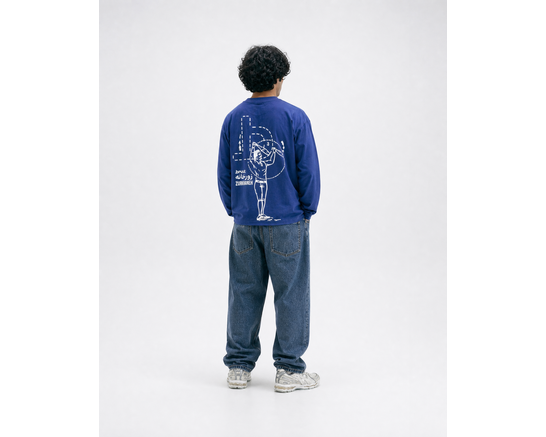 Zurkhaneh Longsleeve Navy BT2683-001 Bruut Zurkhaneh Longsleeve Navy BT2683-001