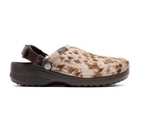 Crocs Classic Crafted Pony Hair Clog Brown White 214047 2PO